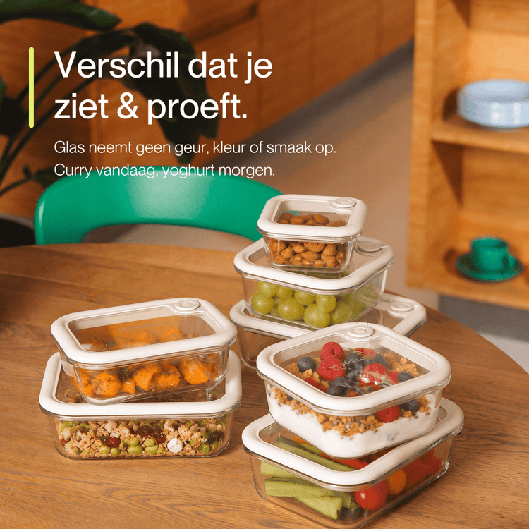 foodstorage boxes - 5-delig - Safecourt Kitchen