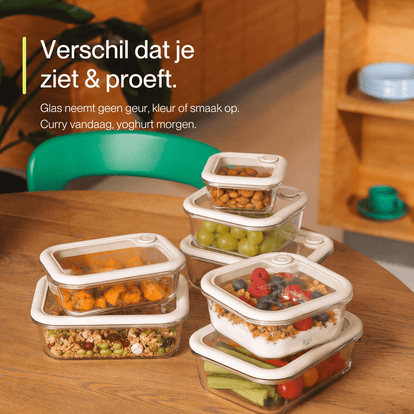 Foodstorage Boxes - 8-delig - Safecourt Kitchen