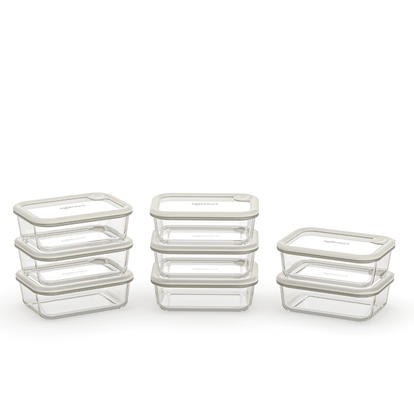 Foodstorage boxes - meal prep - 8-delig - Safecourt Kitchen