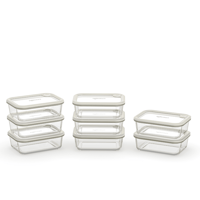 Foodstorage boxes meal prep 8-delig
