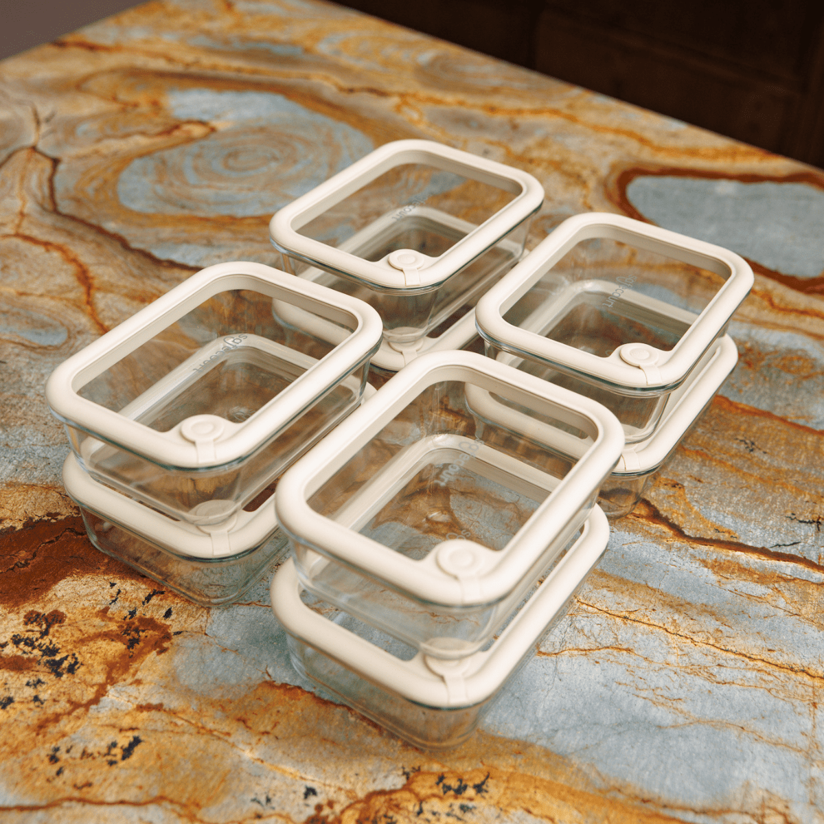 Foodstorage boxes - meal prep - 8 stuks - Safecourt Kitchen