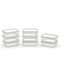 Foodstorage boxes - meal prep - 8 stuks - Safecourt Kitchen