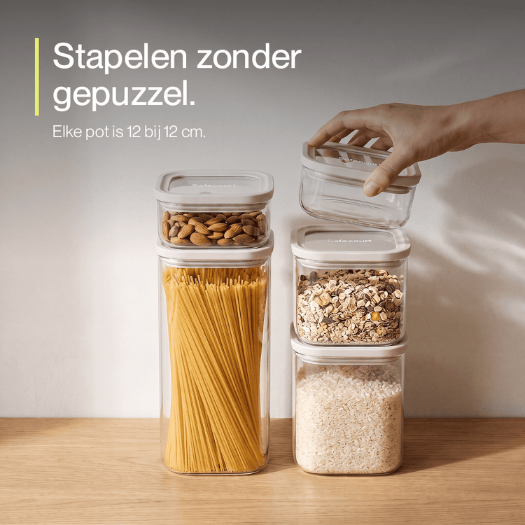 Foodstorage containers airthigt - Safecourt Kitchen