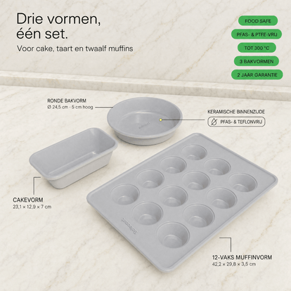 Fun Baking Set - 3-delig - Safecourt Kitchen