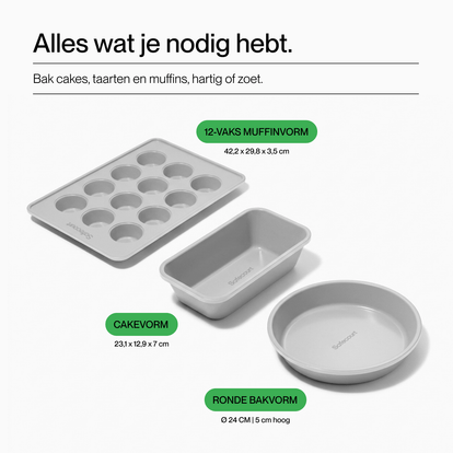 Fun Baking Set - 3-delig - Safecourt Kitchen