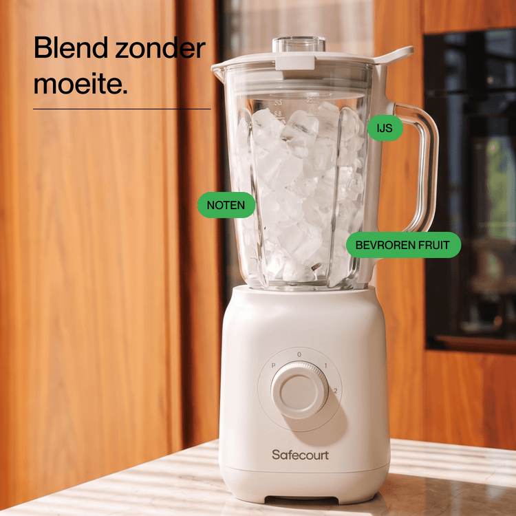 Glass Blender - Beige - Safecourt Kitchen