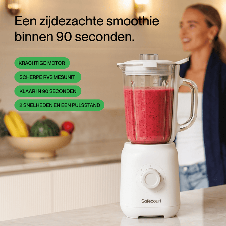 Glass Blender - Beige - Safecourt Kitchen