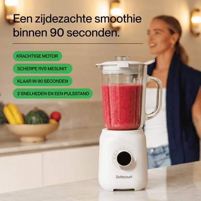 Glass Blender Digital - Beige - Safecourt Kitchen