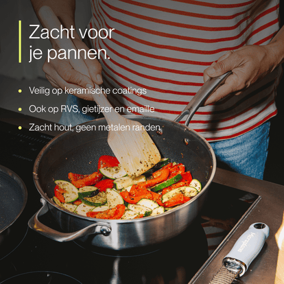 Houten Spatelset 100% FSC Berkenhout | 3 delig - Safecourt Kitchen