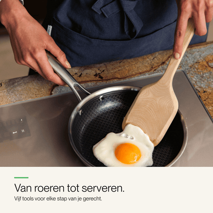 Houten Spatelset 100% FSC Berkenhout | 3 delig - Safecourt Kitchen