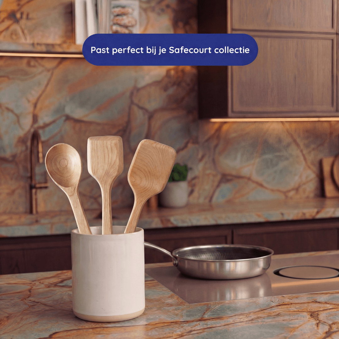 Houten Spatelset 100% FSC Berkenhout - Safecourt Kitchen