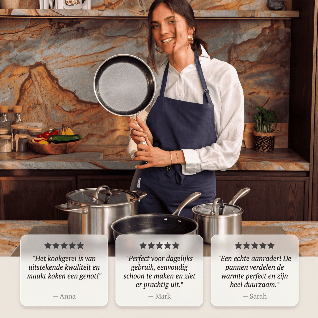 Hybride koekenpan 20 | 24 | 28 cm - Safecourt Kitchen