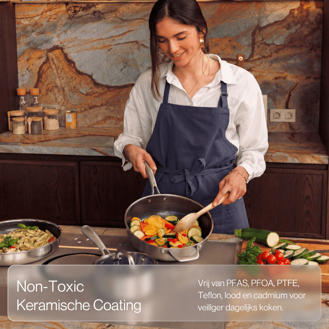 Hybride koekenpan 20 | 24 | 28 cm - Safecourt Kitchen