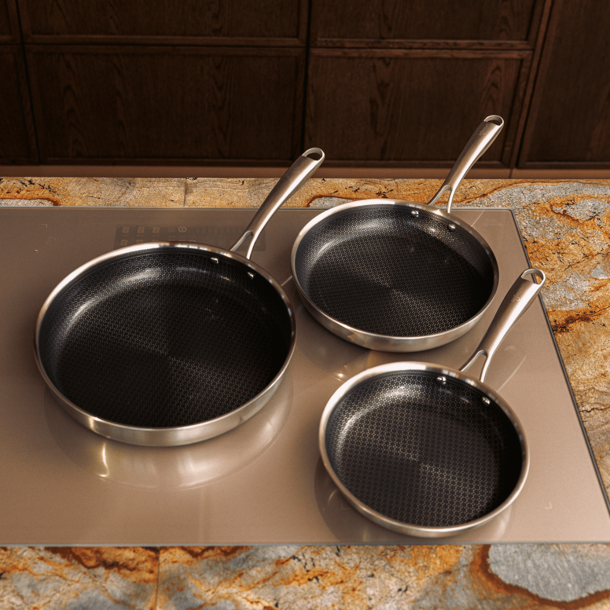 Hybride koekenpan 20 | 24 | 28 cm - Safecourt Kitchen