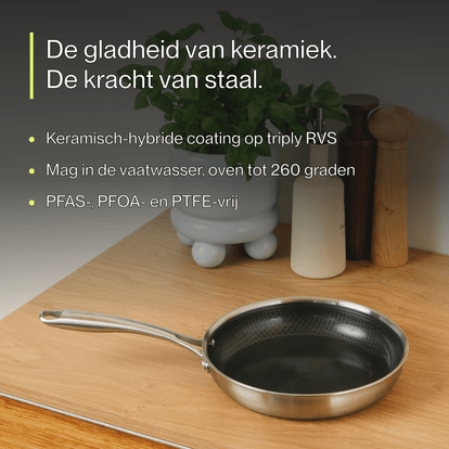 Hybride koekenpan 20 | 24 | 28 cm - Safecourt Kitchen