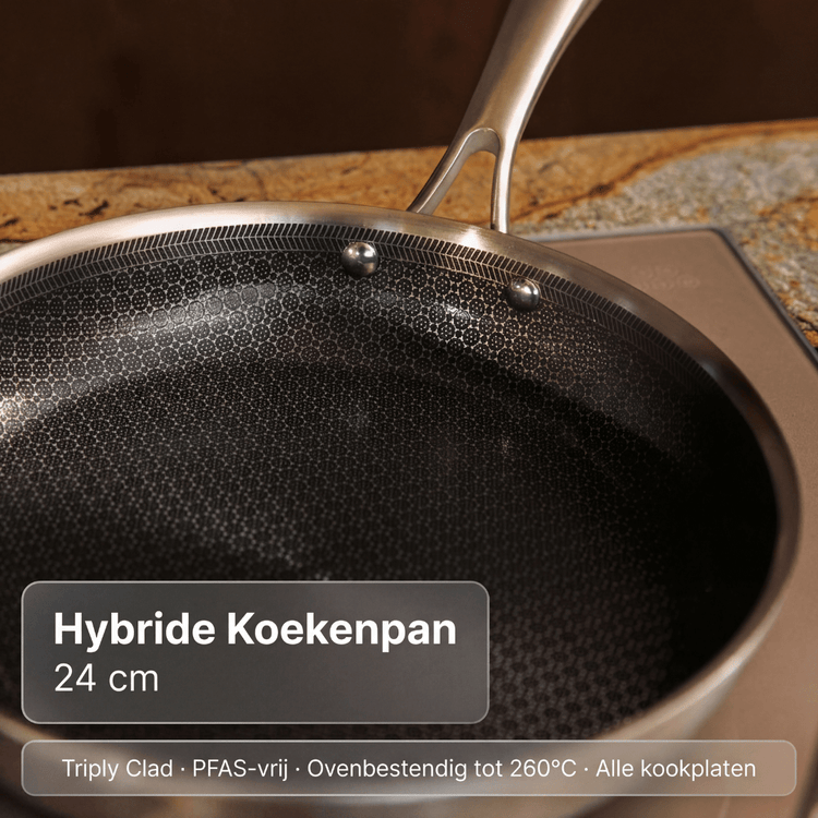 Hybride koekenpan 24 cm - Safecourt Kitchen
