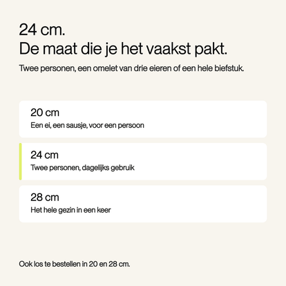 Hybride koekenpan 24 cm - Safecourt Kitchen