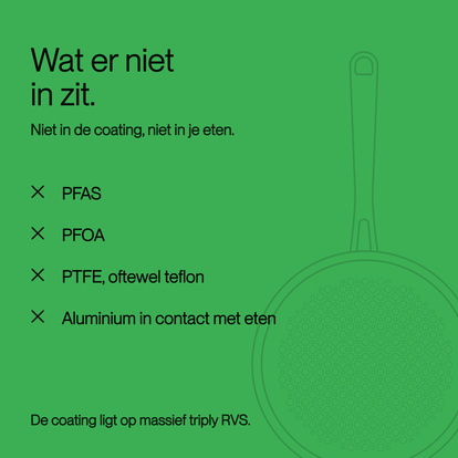 Hybride koekenpan 24 cm - Safecourt Kitchen