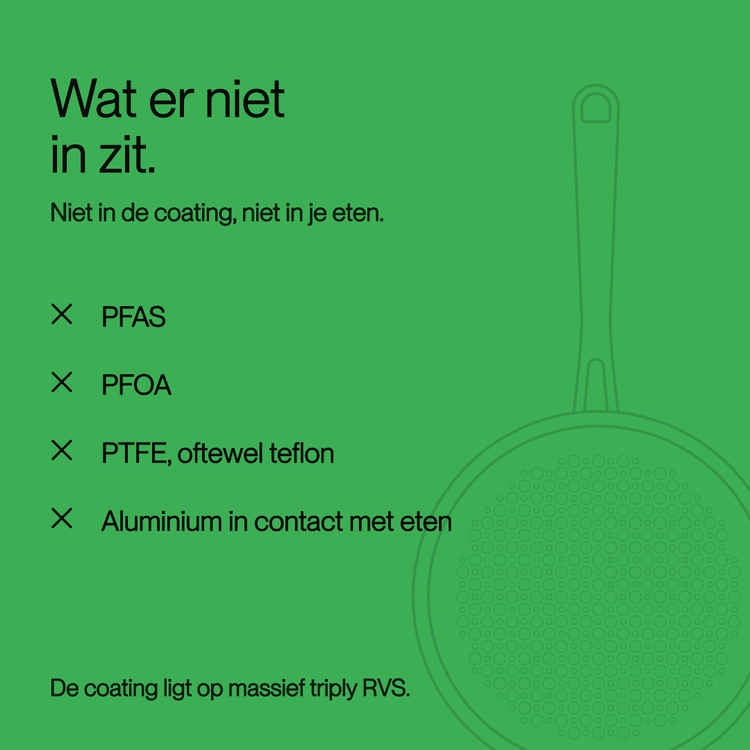 Hybride koekenpan 24 cm - Safecourt Kitchen
