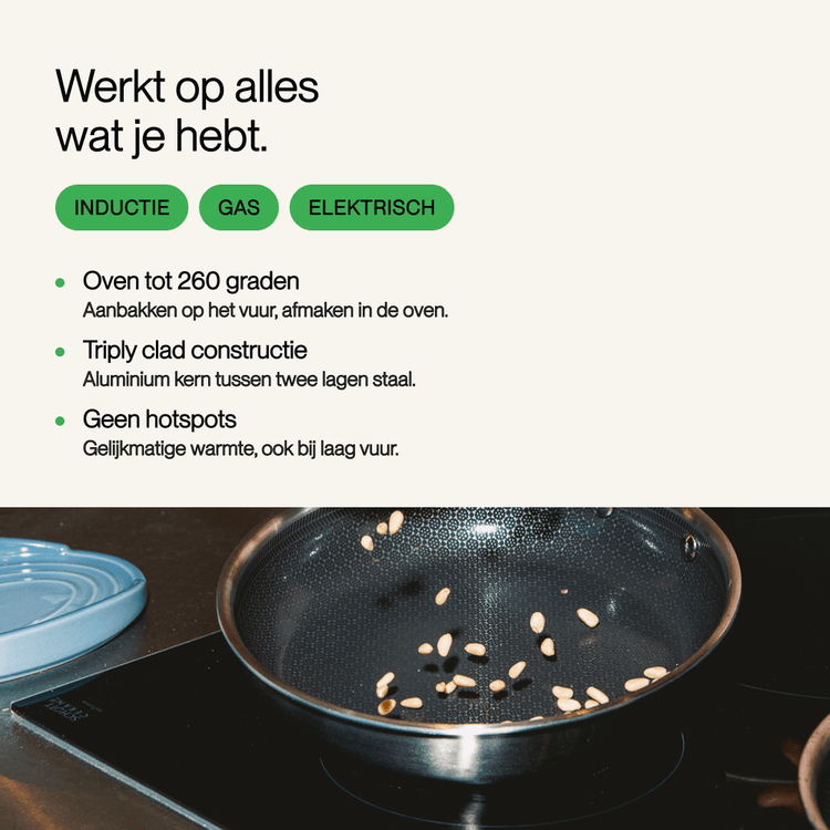 Hybride koekenpan 24 cm - Safecourt Kitchen