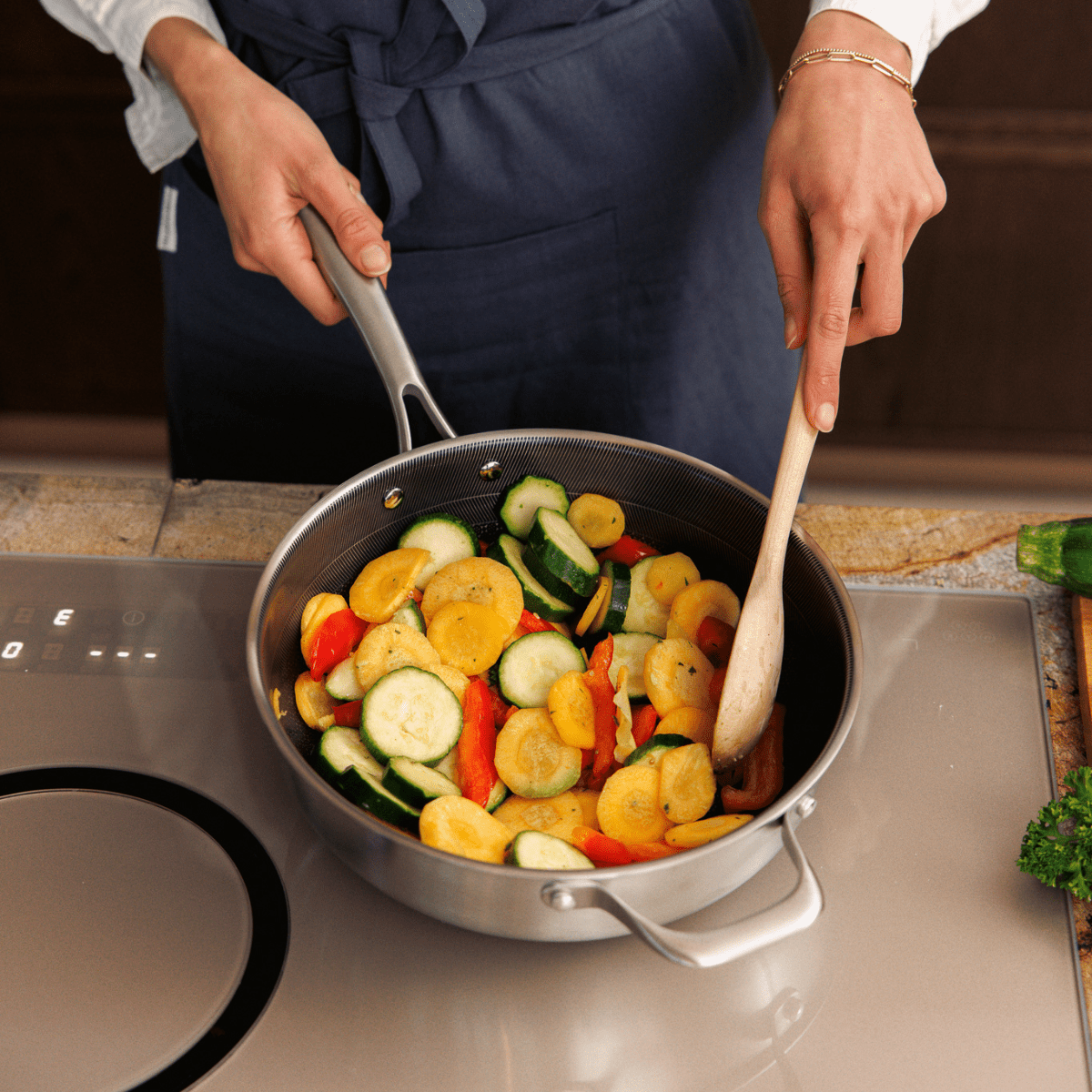 Hybride pannenset (7 - delig) - Safecourt Kitchen