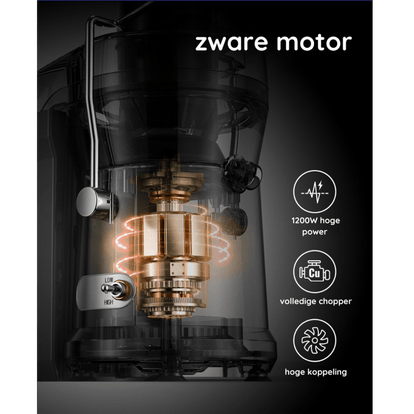 Juicer orginal zwart - Safecourt Kitchen