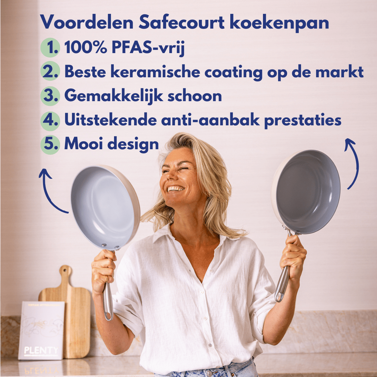 Koekenpan 24cm | 1 stuk - Safecourt Kitchen