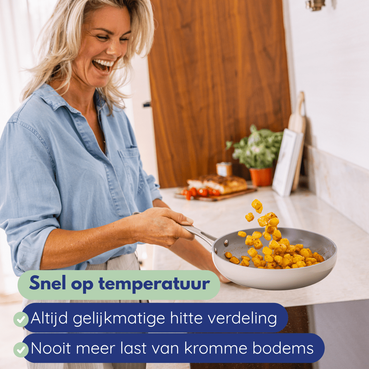 Koekenpan 24cm | 1 stuk - Safecourt Kitchen