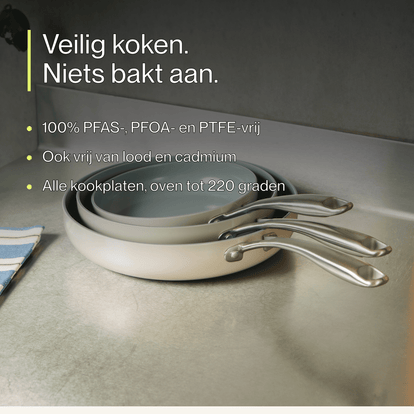 Koekenpannen 20 | 24 | 28 cm - Safecourt Kitchen