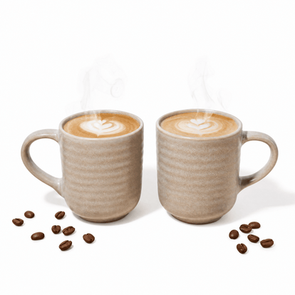 Koffiekopjes Set - 2x 230 ml - Safecourt Kitchen