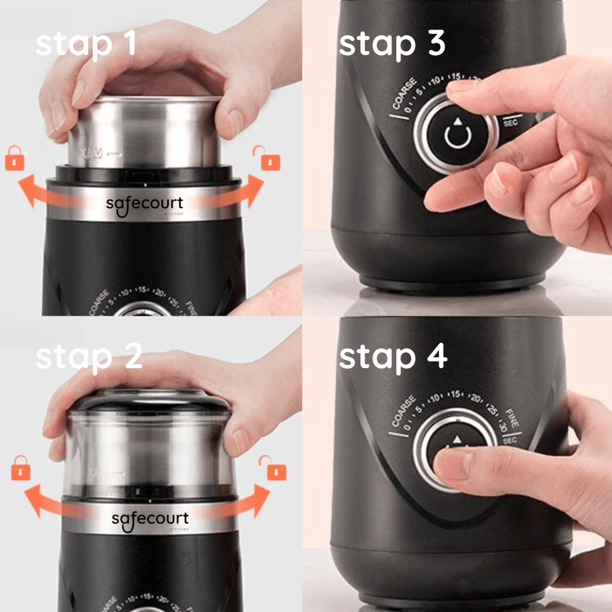 Koffiemolen Pro - Safecourt Kitchen
