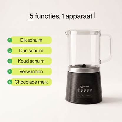 Melkopschuimer Crystal - Safecourt Kitchen