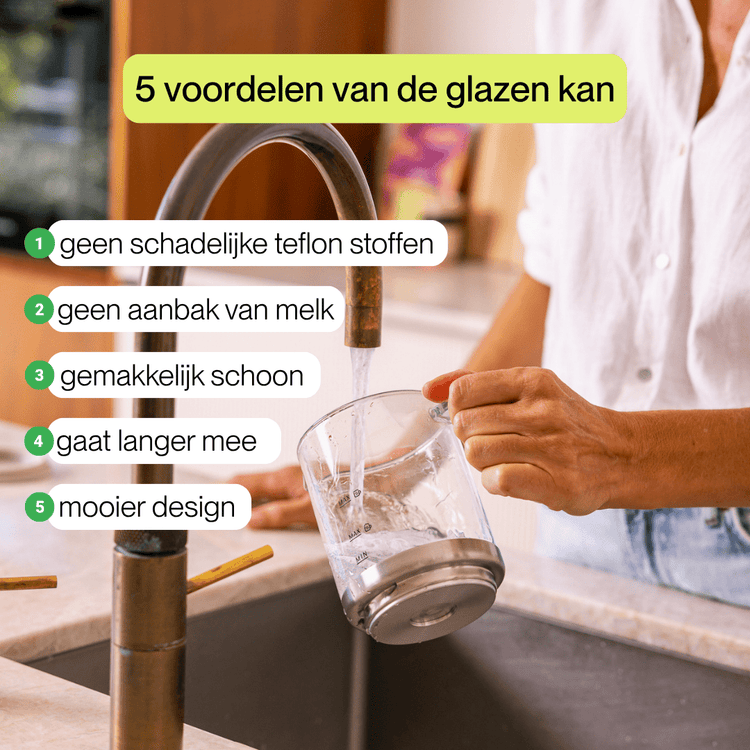 Melkopschuimer Crystal - Safecourt Kitchen