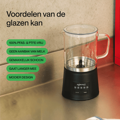 Melkopschuimer Crystal - Safecourt Kitchen