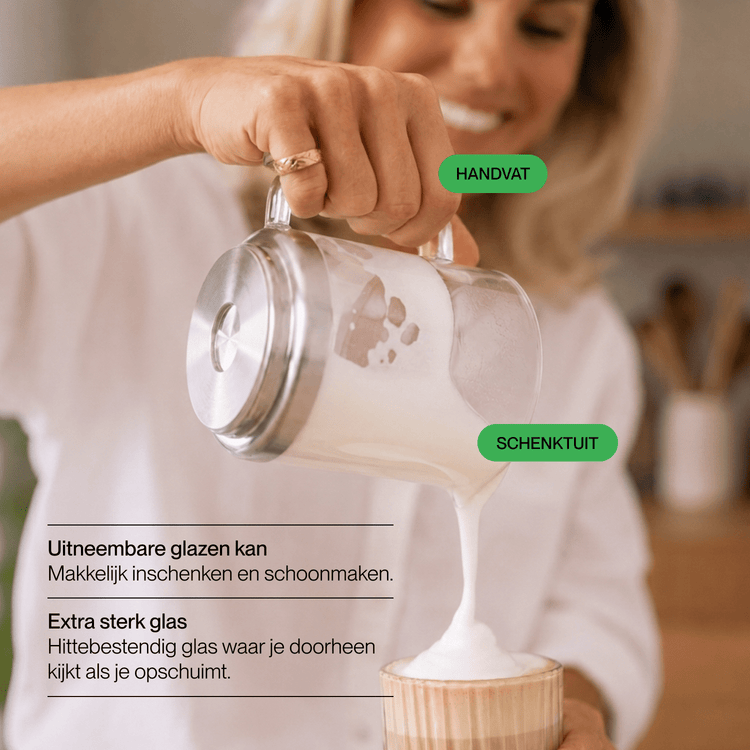 Melkopschuimer Crystal - Safecourt Kitchen