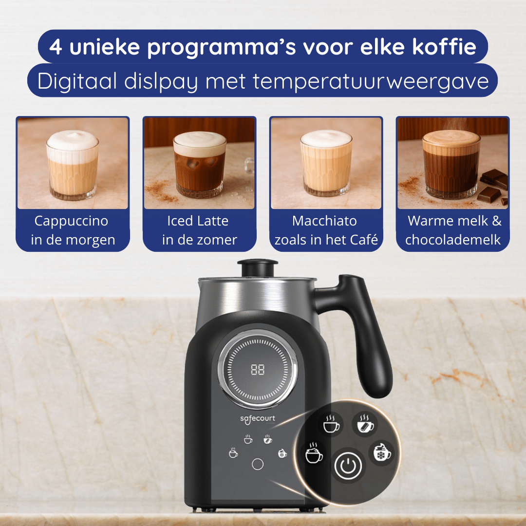 Melkopschuimer Digital - Safecourt Kitchen