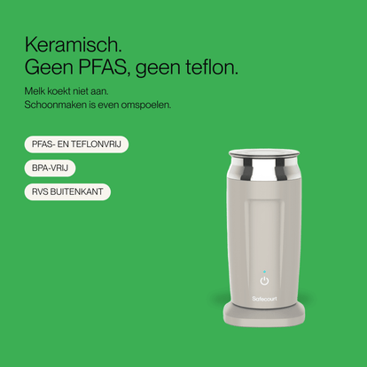 Melkopschuimer Original beige - Safecourt Kitchen