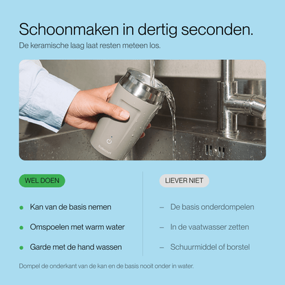 Melkopschuimer Original beige - Safecourt Kitchen