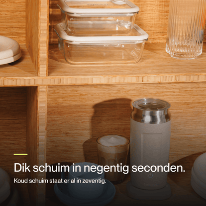 Melkopschuimer Original beige - Safecourt Kitchen