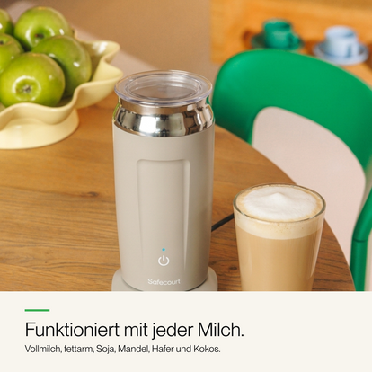 Melkopschuimer Original beige – Bild 5