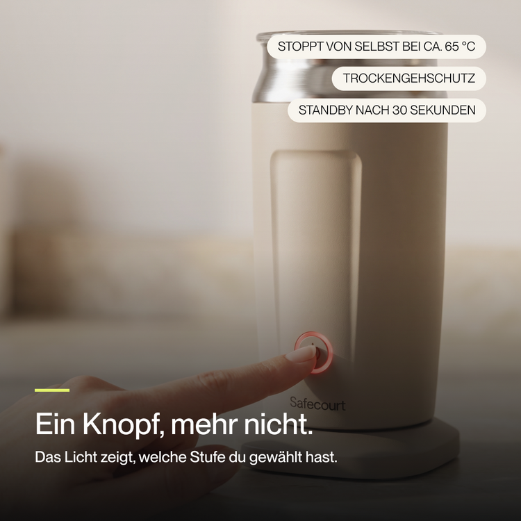 Melkopschuimer Original beige – Bild 7