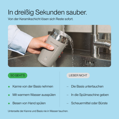 Melkopschuimer Original beige – Bild 8
