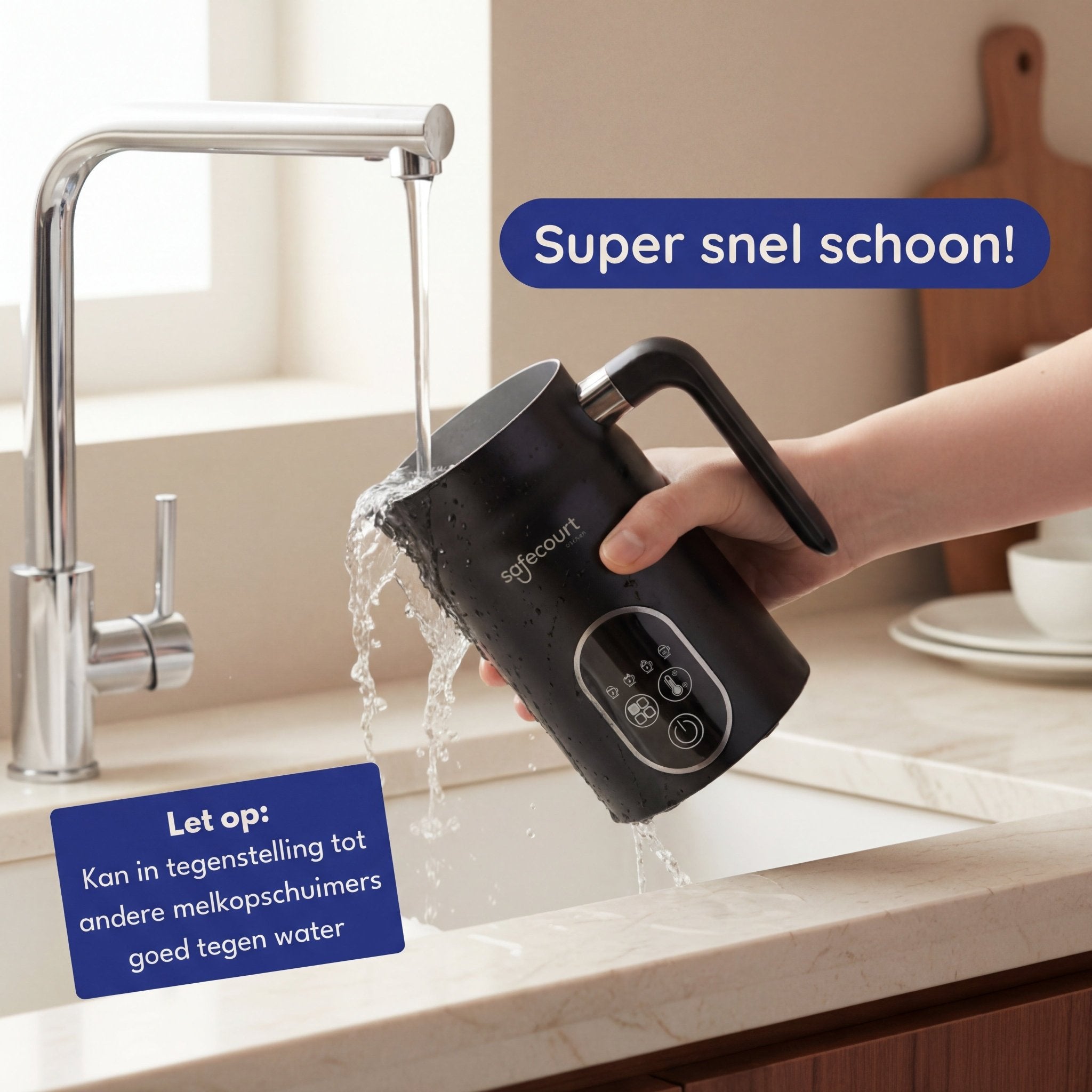 Melkopschuimer Plus - Safecourt Kitchen