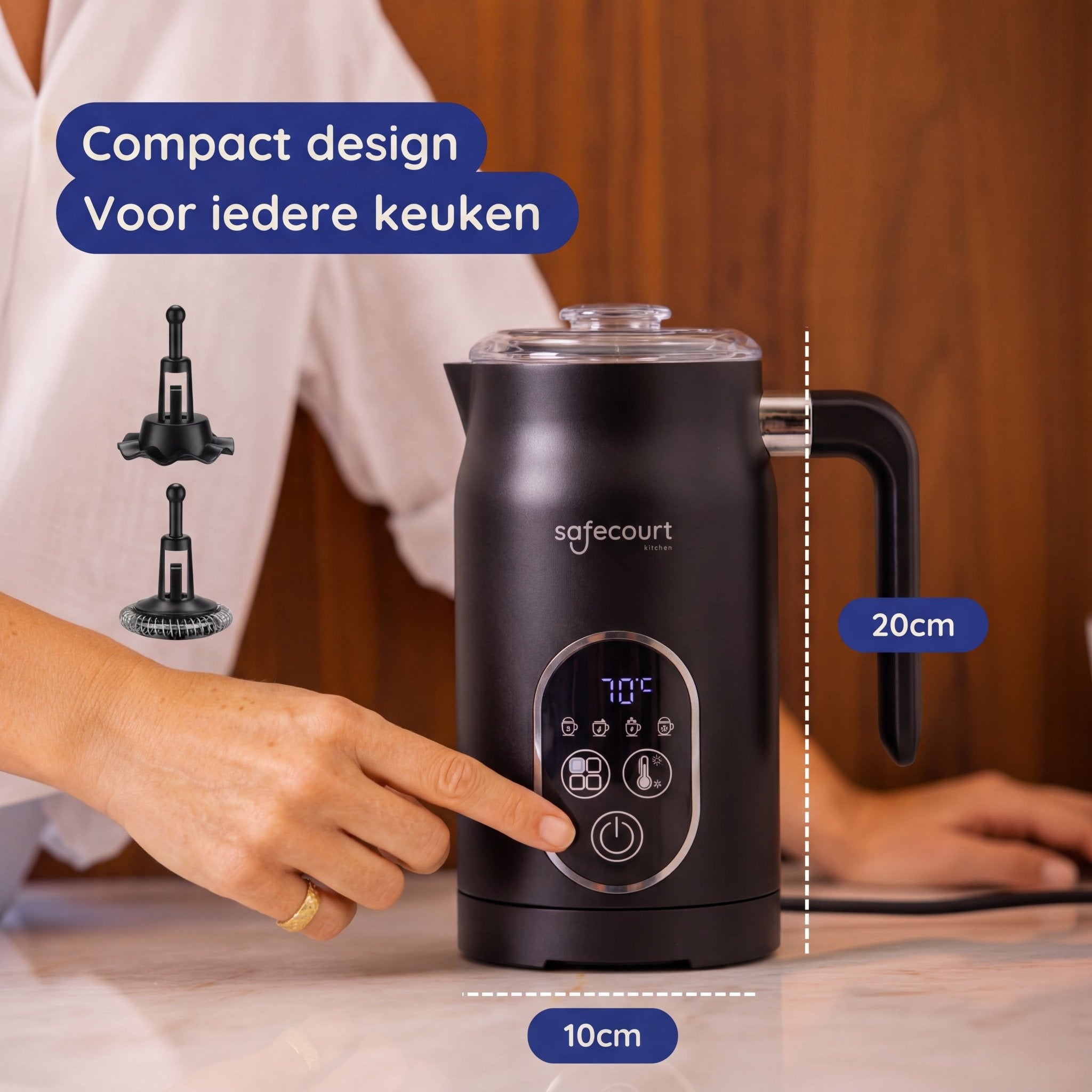 Melkopschuimer Plus - Safecourt Kitchen