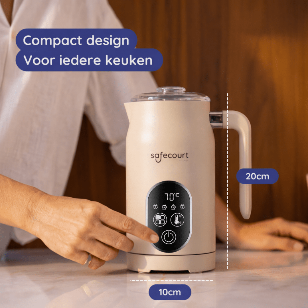 Melkopschuimer Plus - Beige - Safecourt Kitchen