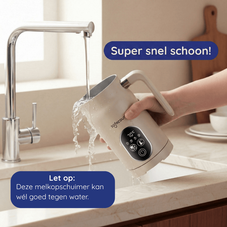 Melkopschuimer Plus - Beige - Safecourt Kitchen