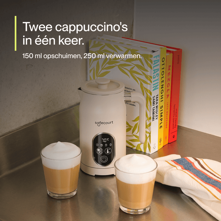 Melkopschuimer Plus - Beige - Safecourt Kitchen