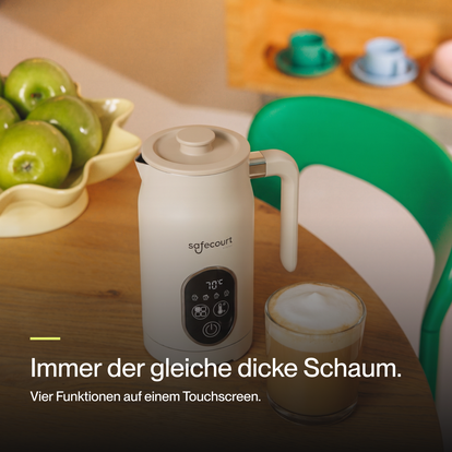 Melkopschuimer Plus - Beige – Bild 2