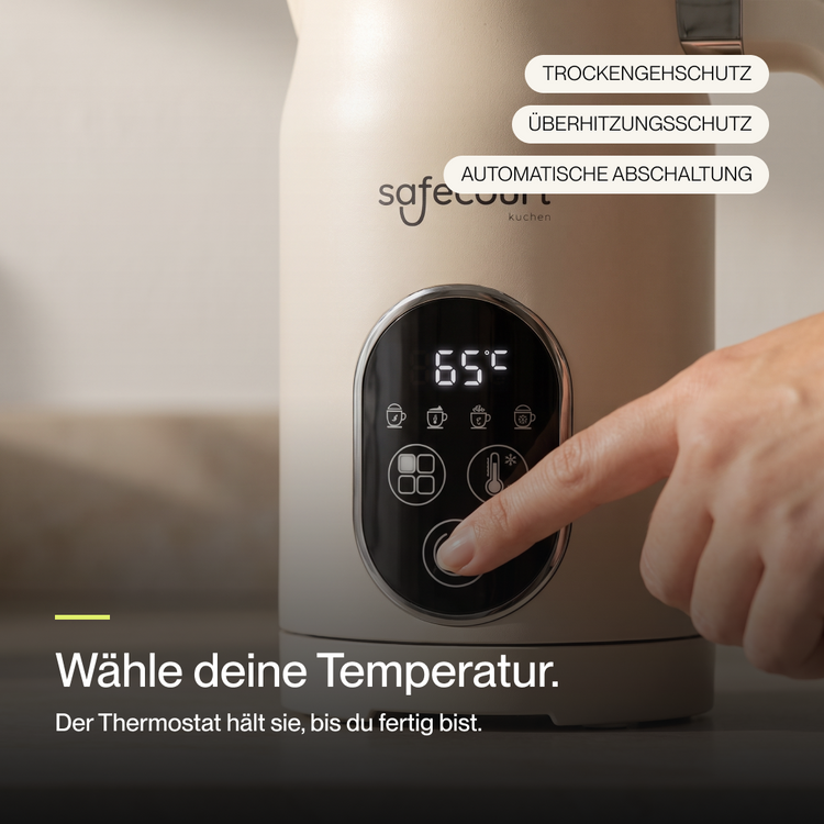 Melkopschuimer Plus - Beige – Bild 8