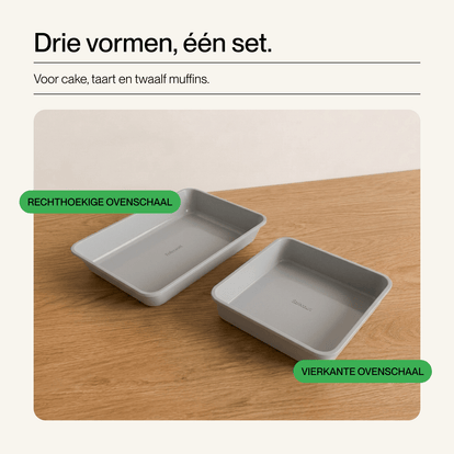 Ovenschalen Set - 2-delig - Safecourt Kitchen